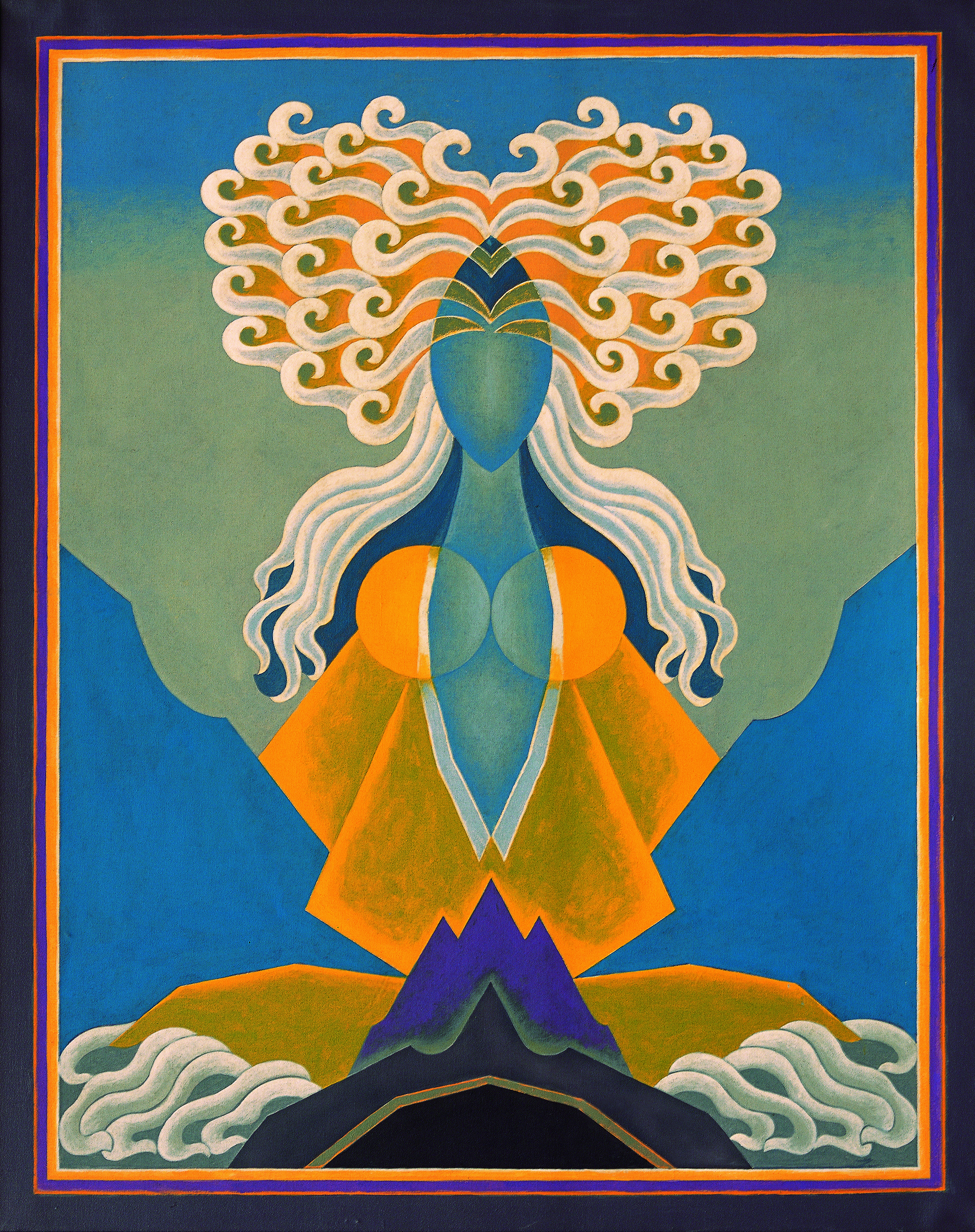 G R Santosh, Untitled, 1996, Oil on canvas