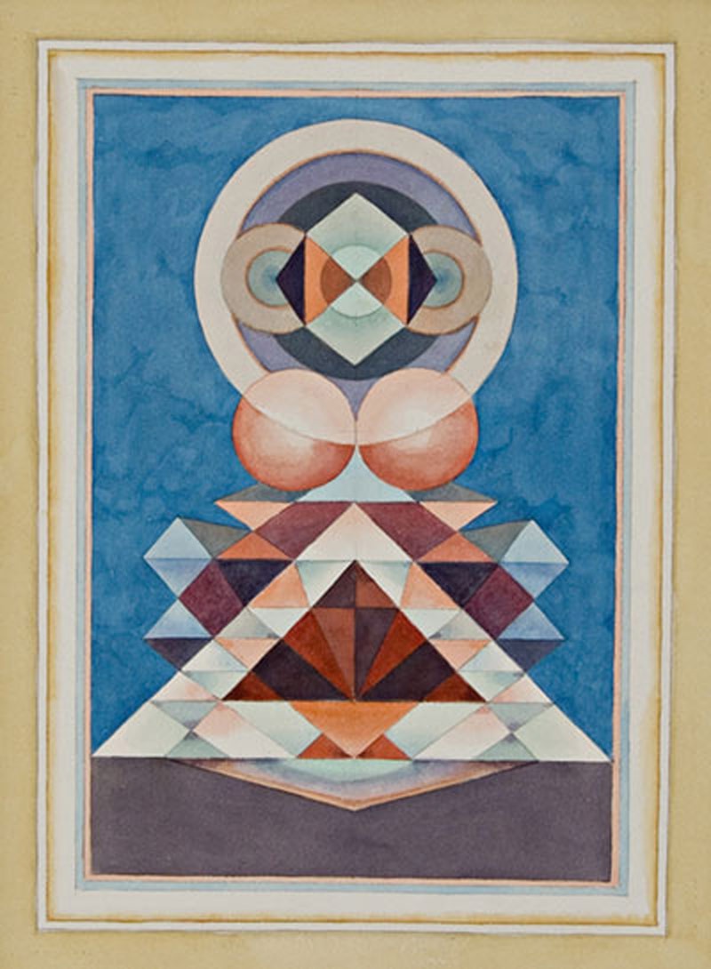 G R Santosh, Untitled, 1988, Watercolor on paper