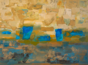 K M Adimoolam, Untitled, Oil on canvas