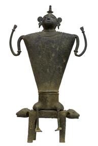 Kondh Bronzes, Tribal Chief, Bronze (lost wax casting)