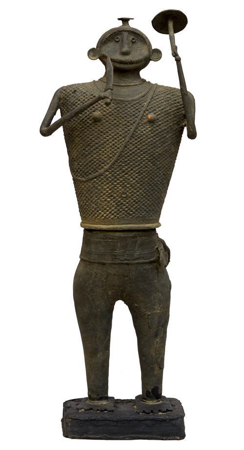 Kondh Bronzes, Warrior, Bronze (lost wax casting)