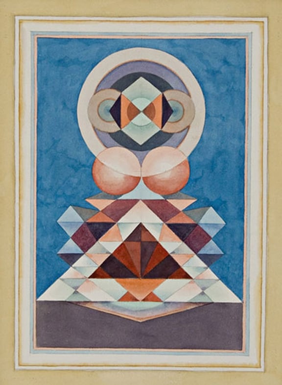G R Santosh, Untitled, 1988, Watercolor on paper