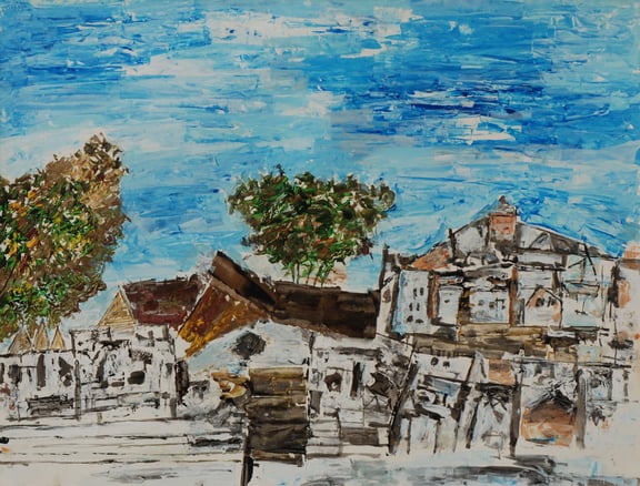 Ram Kumar, Untitled, 2007, Acrylic on paper