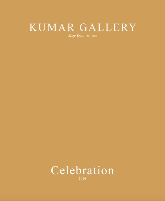 Cover of Celebration 2016: Sixty Years of Kumar Gallery 1955 - 2015, Kumar Gallery, 2016