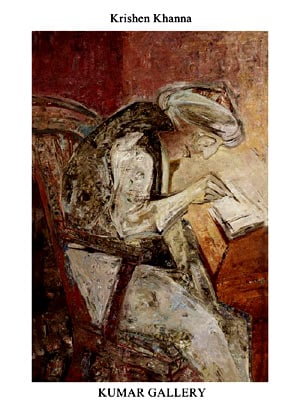 Cover of The Mahabharata: The Player and the Scribe, Kumar Gallery, 1996