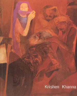 Cover of Krishen Khanna: Exhibition of Paintings and Drawings from 1958 to 2001, Kumar Gallery, 2001