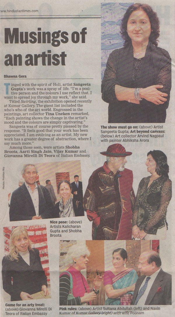HT City, 6 March 2007: Musings of an Artist