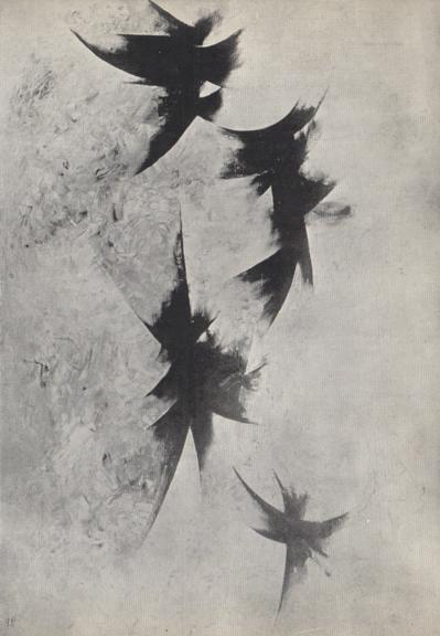 G. R. Santosh, Ecstasy, 1960. Exhibited in his 1961 show at Kumar Gallery, New Delhi, and at Gallery Mayer, New York, 1962
