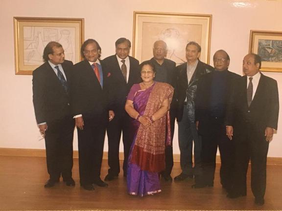 The Kumar family at Kumar Gallery