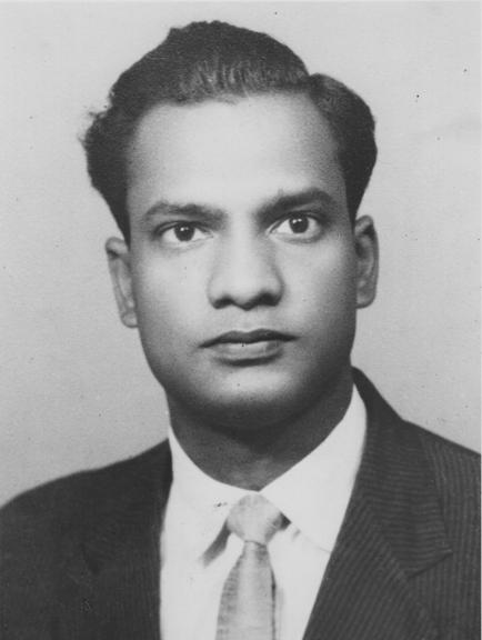 Virendra Kumar Jain, photographed in 1956